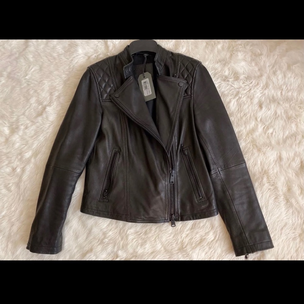All Saints leather jacket